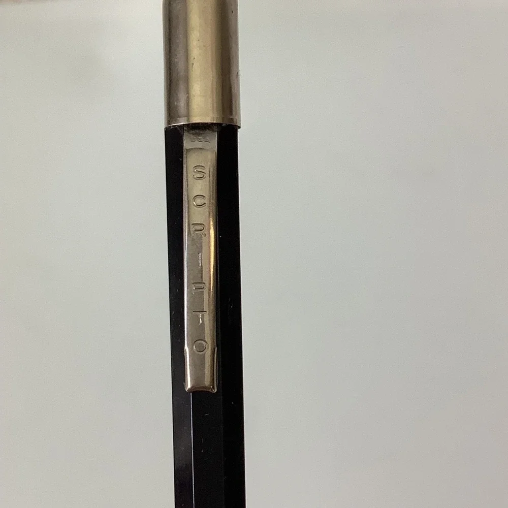 VTG Black Scripto Mechanical Pencil Continuous Twist Mechanism Metal Pocket Clip